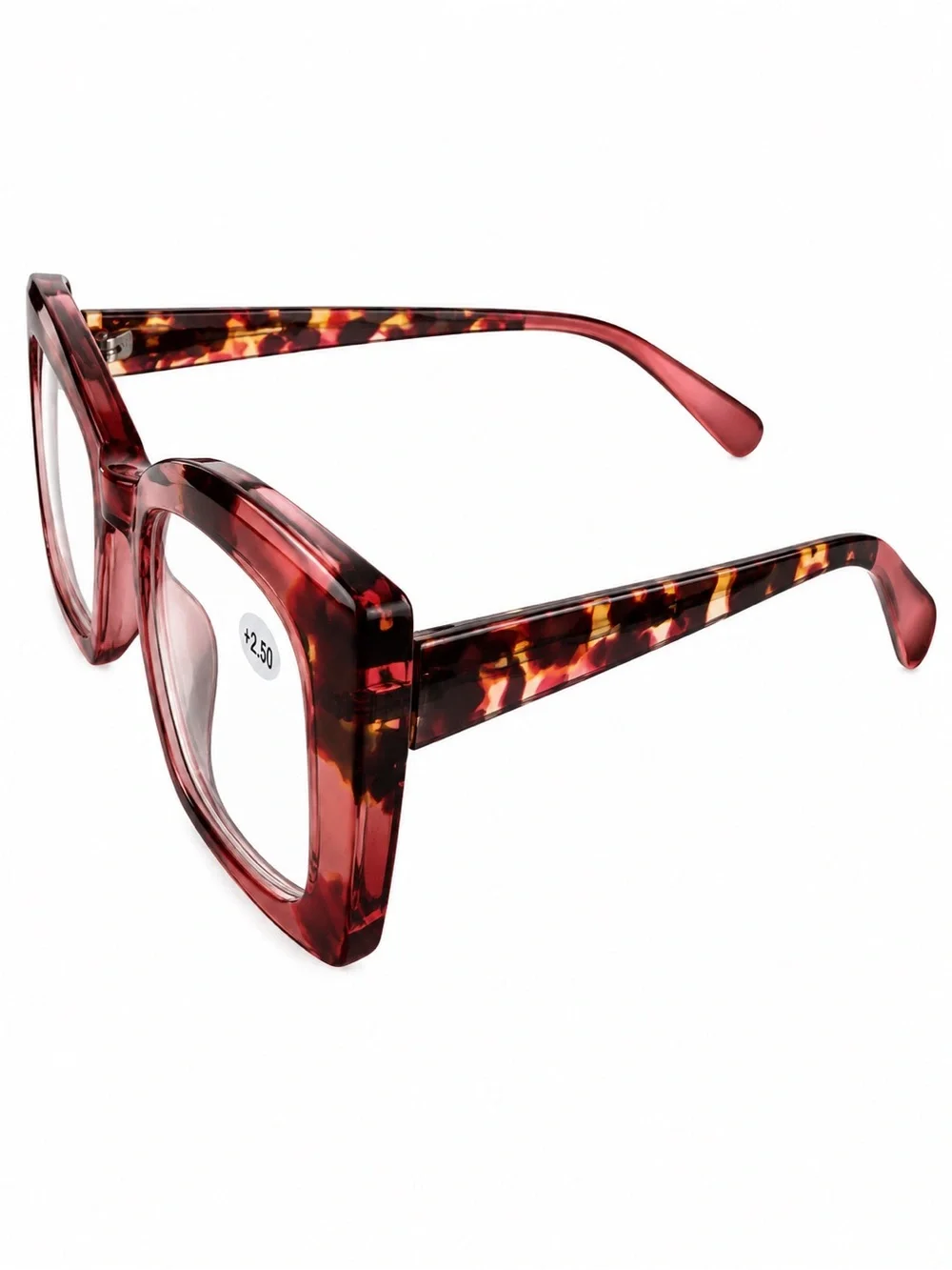 Red Tortoiseshell Reading Glasses - Unbranded